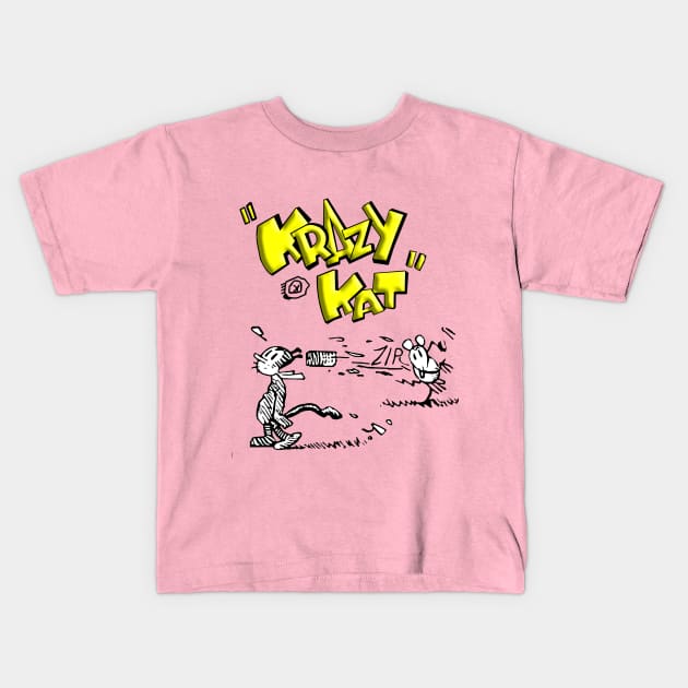 Krazy Kat Kids T-Shirt by enyeniarts